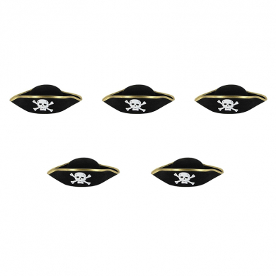 Шляпа пиратская детская "Пират" (Набор 5 шт.)