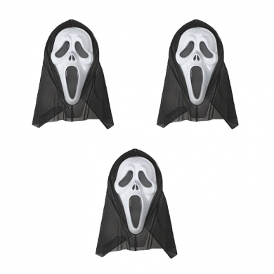 Маска карнавальная "Крик" Хэллоуин Пятница 13-е (Набор 3 шт.)