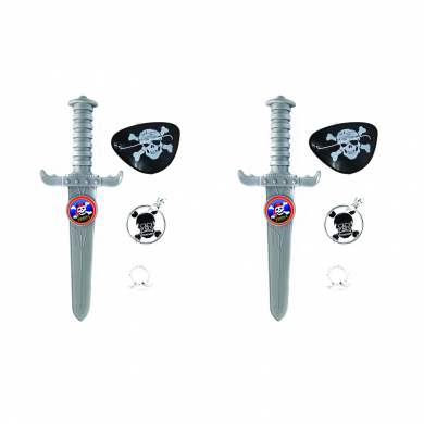 Набор пирата, карнавальный, детский, 4 предмета (2 набора в комплекте)