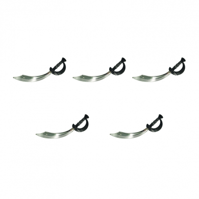 Сабля пиратская игрушечная "Меч пирата", 44 см (Набор 5 шт.)