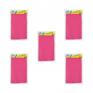 Скатерть "Праздничный стол" одноразовая пвх, цвет розовый, 137х183 см (Набор 5 шт.)