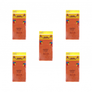 Скатерть "Праздничный стол" одноразовая пвх, цвет оранжевый, 137х183 см (Набор 5 шт.)