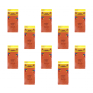 Скатерть "Праздничный стол" одноразовая пвх, цвет оранжевый, 137х183 см (Набор 10 шт.)