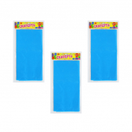 Скатерть "Праздничный стол" одноразовая пвх, цвет синий голубой, 137х183 см (Набор 3 шт.)