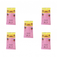 Скатерть "Праздничный стол" одноразовая пвх, цвет светло-розовый, 137х183 см (Набор 5 шт.)