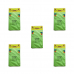 Скатерть "Праздничный стол" одноразовая пвх, цвет зеленый салатовый, 137х183 см (Набор 5 шт.)