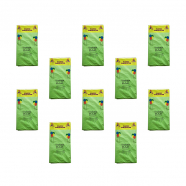 Скатерть "Праздничный стол" одноразовая пвх, цвет зеленый салатовый, 137х183 см (Набор 10 шт.)