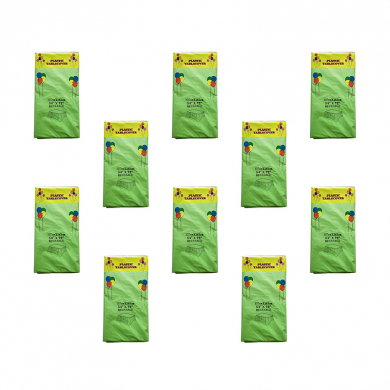 Скатерть "Праздничный стол" одноразовая пвх, цвет зеленый салатовый, 137х183 см (Набор 10 шт.)