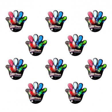 Насадки на палец лазерные светящиеся "Laser Finger Beams" лазер (10 набора по 4 шт.)
