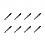 Канекалон коса 60 см, омбре из черного в серый (Набор 8 шт.)