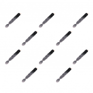 Канекалон коса 60 см, омбре из черного в серый (Набор 10 шт.)