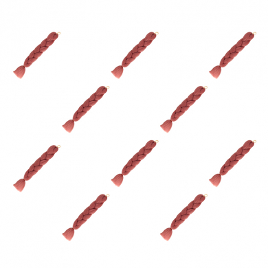 Канекалон коса 60 см, цвет пыльно-розовый (Набор 10 шт.)