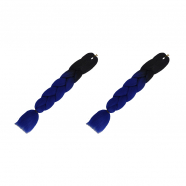 Канекалон коса 60 см, омбре из черного в синий (Набор 2 шт.)