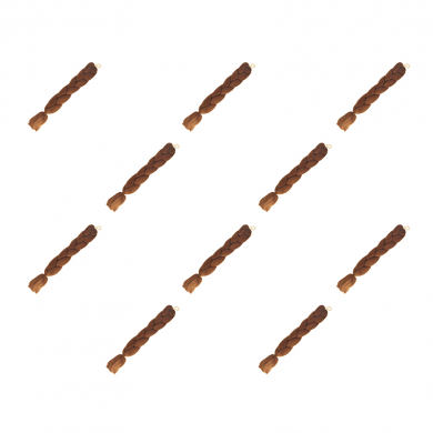 Канекалон коса 60 см, цвет светло-каштановый (Набор 10 шт.)