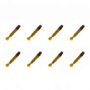 Канекалон коса 60 см, омбре из каштанового в темный блонд (Набор 8 шт.)