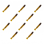 Канекалон коса 60 см, омбре из каштанового в темный блонд (Набор 10 шт.)