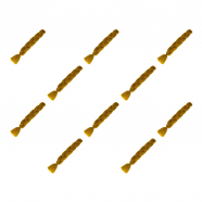 Канекалон коса 60 см, цвет темный блонд (Набор 10 шт.)