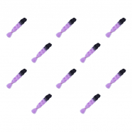 Канекалон 60 см, омбре из черного в сиреневый (Набор 10 шт.)