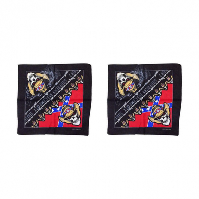 Бандана "Пират ковбой"байкера, рокера 55 х 55 см (Набор 2 шт.)