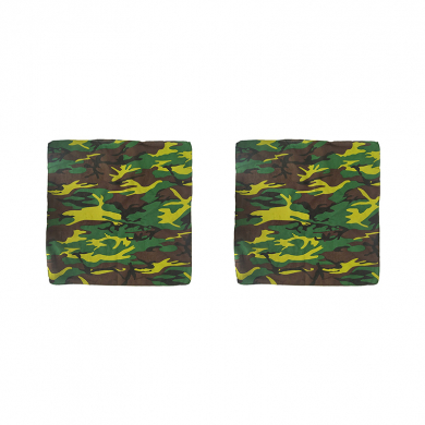 Бандана "Камуфляж лесной зеленый" 55 х 55 см (Набор 2 шт.)