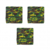 Бандана "Камуфляж лесной зеленый" 55 х 55 см (Набор 3 шт.)