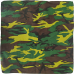 Бандана "Камуфляж лесной зеленый" 55 х 55 см (Набор 5 шт.)