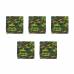 Бандана "Камуфляж лесной зеленый" 55 х 55 см (Набор 5 шт.)