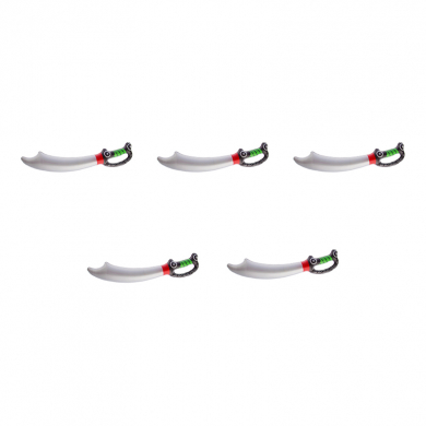 Игрушка надувная пиратская "Сабля пирата" меч 70 см (Набор 5 шт.)