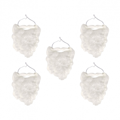 Новогодняя борода Деда Мороза (Набор 5 шт.)