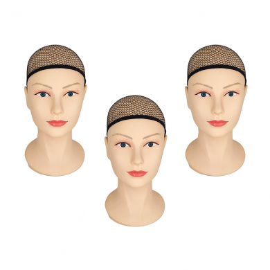 Сетка для волос под парик, цвет черный (Набор 3 шт.)