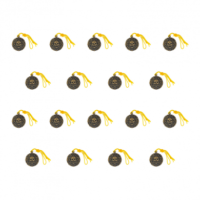 Пиратский медальон на шнурке "Пираты карибского моря" подвеска кулон, пластик (Набор 18 шт.)