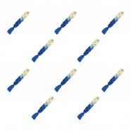 Канекалон 60 см, омбре из блонда в синий (Набор 10 шт.)