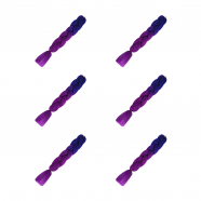 Канекалон коса 60 см, омбре из синего в фиолетовый (Набор 6 шт.)