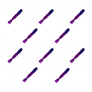 Канекалон коса 60 см, омбре из синего в фиолетовый (Набор 10 шт.)