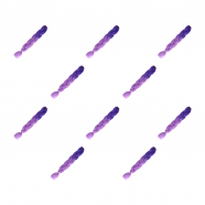 Канекалон коса 60 см, омбре из фиолетового в сиреневый (Набор 10 шт.)