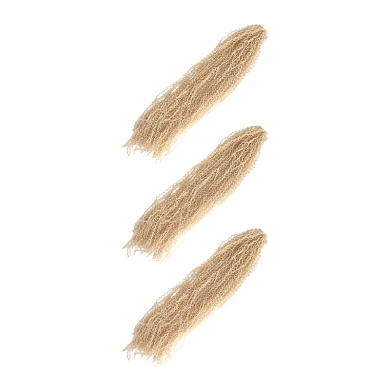 Канекалон Зизи косички гофре 120 см цвет блонд (3 набора в комплекте)