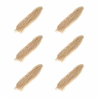 Канекалон Зизи косички гофре 120 см цвет блонд (6 набора в комплекте)