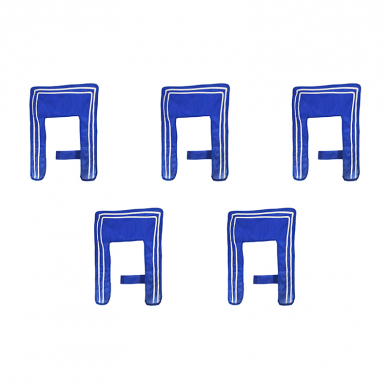 Морской воротник моряка "Гюйс", цвет синий (Набор 5 шт.)