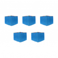 Гавайская юбка для стола 30 см, цвет голубой (Набор 5 шт.)