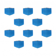 Гавайская юбка для стола 30 см, цвет голубой (Набор 10 шт.)