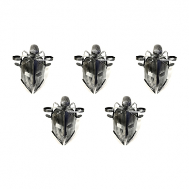 Каска пивная "Шлем рыцаря" мужская футбольная с подставкой для банки пива, с отверстиями под напитки (Набор 5 шт.)