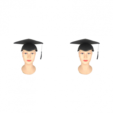 Шляпа "Выпускник" академическая шапочка конфедератка на выпускной, 56-57 размер (Набор 2 шт.)