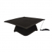 Шляпа "Выпускник" академическая шапочка конфедератка на выпускной, 56-57 размер (Набор 10 шт.)
