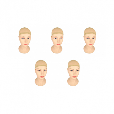 Сетка для волос под парик, цвет бежевый (Набор 5 шт.)