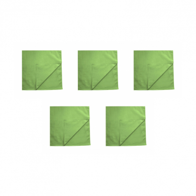 Бандана однотонная, цвет салатовый, 60 х 60 см (Набор 5 шт.)