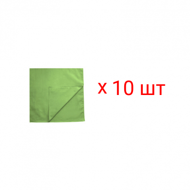 Бандана однотонная, цвет салатовый, 60 х 60 см (Набор 10 шт.)