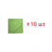 Бандана однотонная, цвет салатовый, 60 х 60 см (Набор 10 шт.)