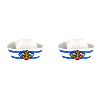 Шляпа юнги моряка "Морская" (Набор 2 шт.)