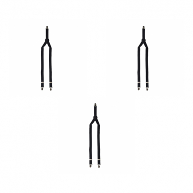 Подтяжки детские черные 3 шт. (Набор 3 пары)