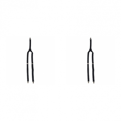 Подтяжки взрослые черные 2 шт. (Набор 2 пары)